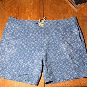 Faherty Patterned Men's Board Shorts